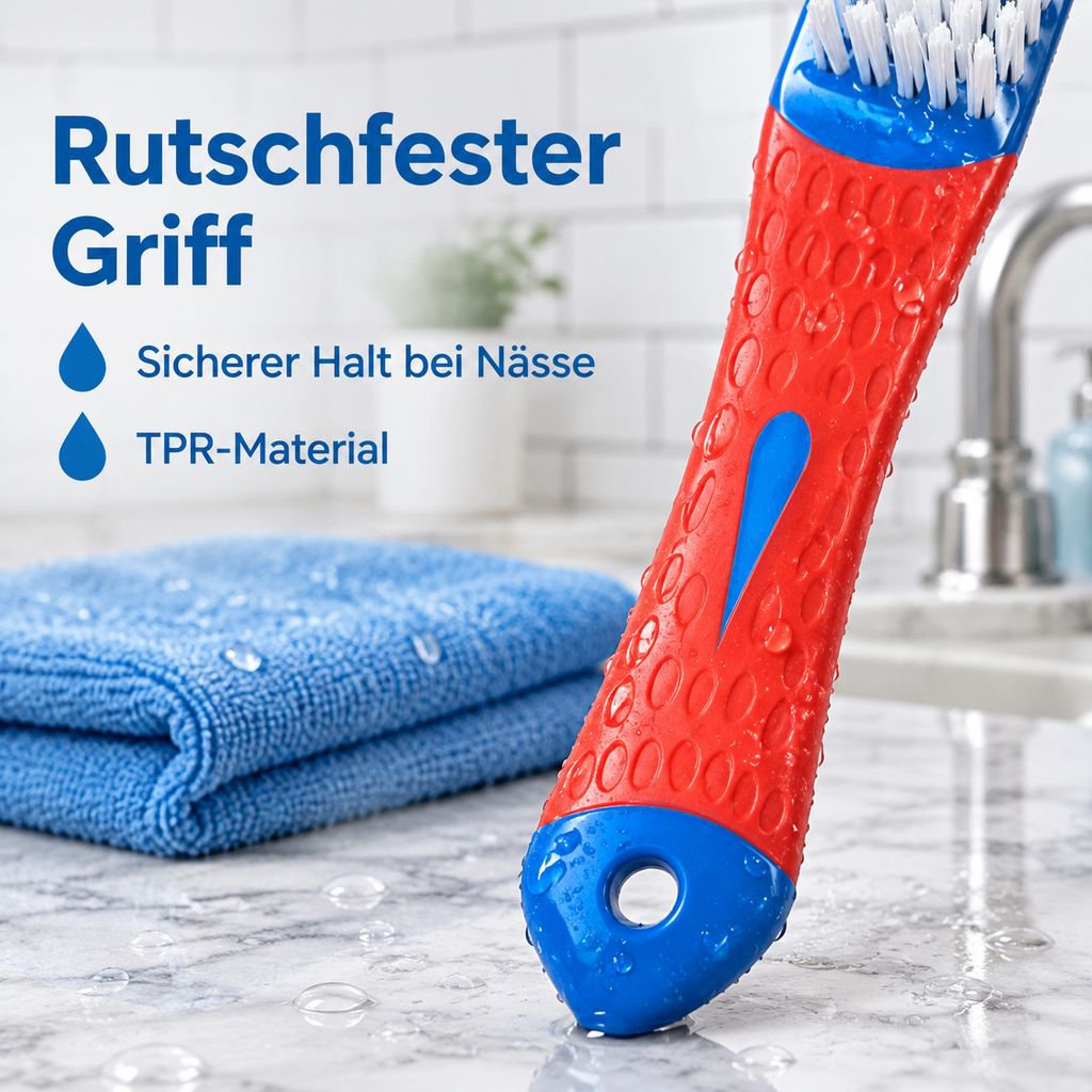 Nano-Schuhbürste mit weichen und harten Borsten