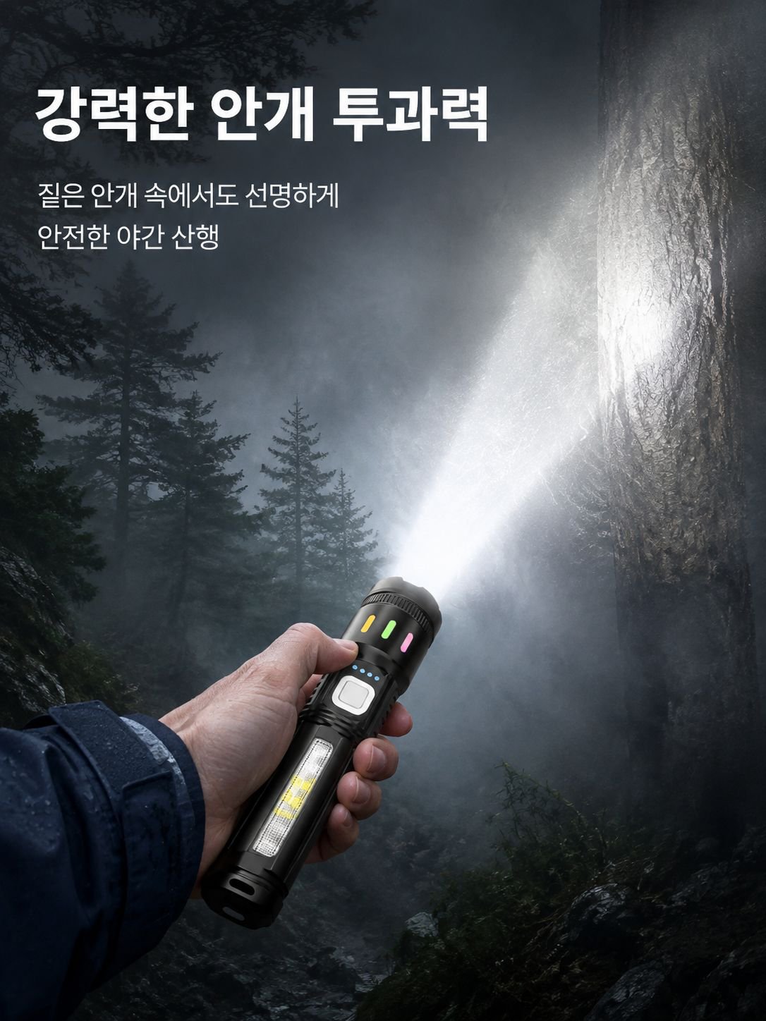 휴대용 화이트 레이저 손전등
