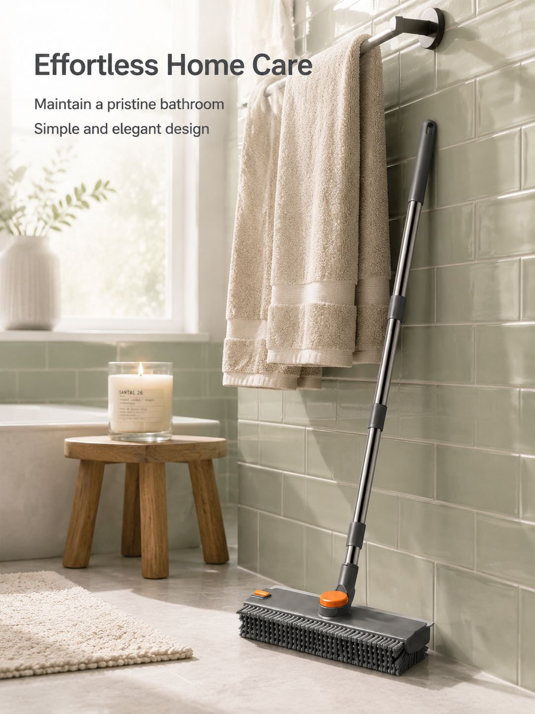 Effective crevice cleaning brush for home maintenance