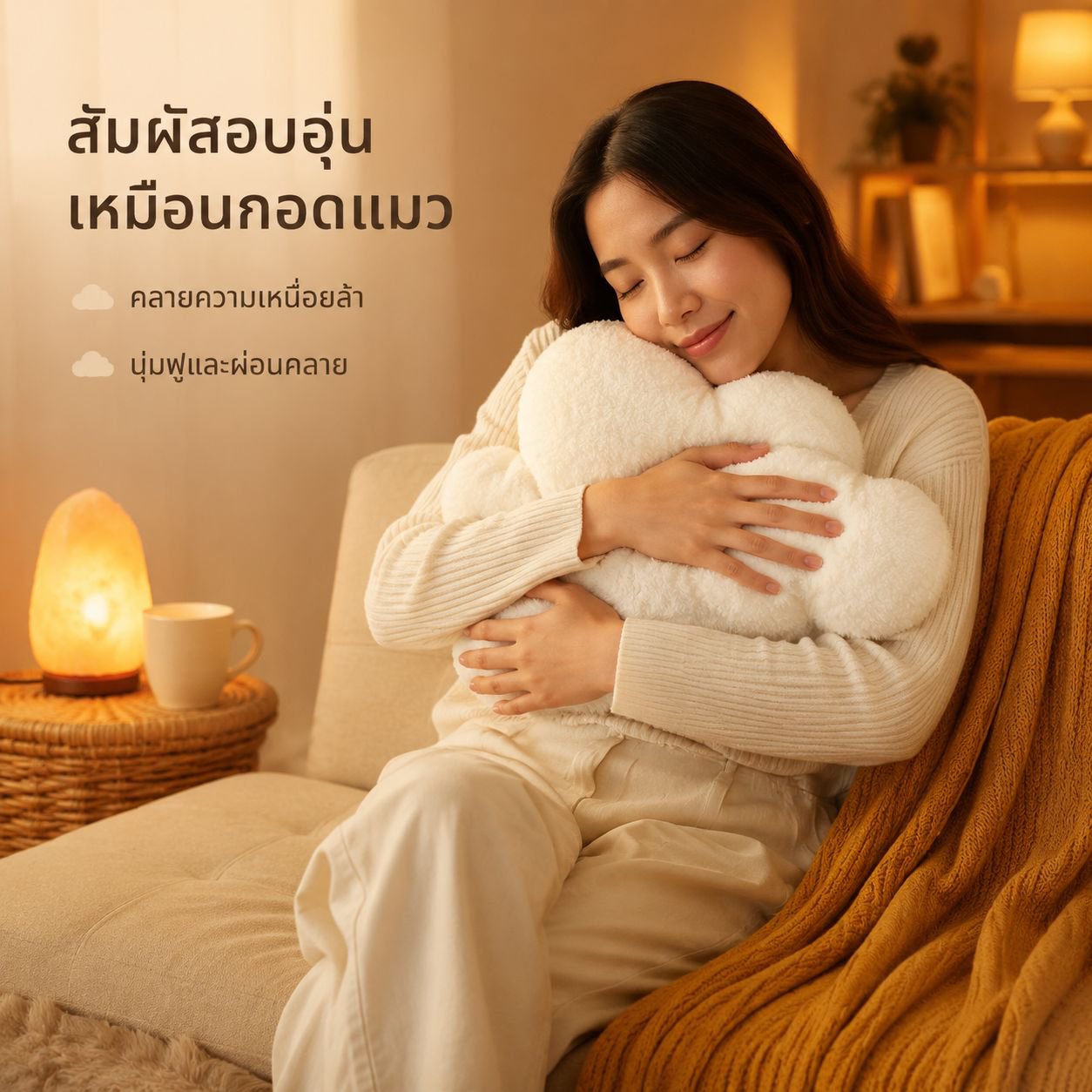 หมอนเมฆนุ่มสไตล์นอร์ดิก