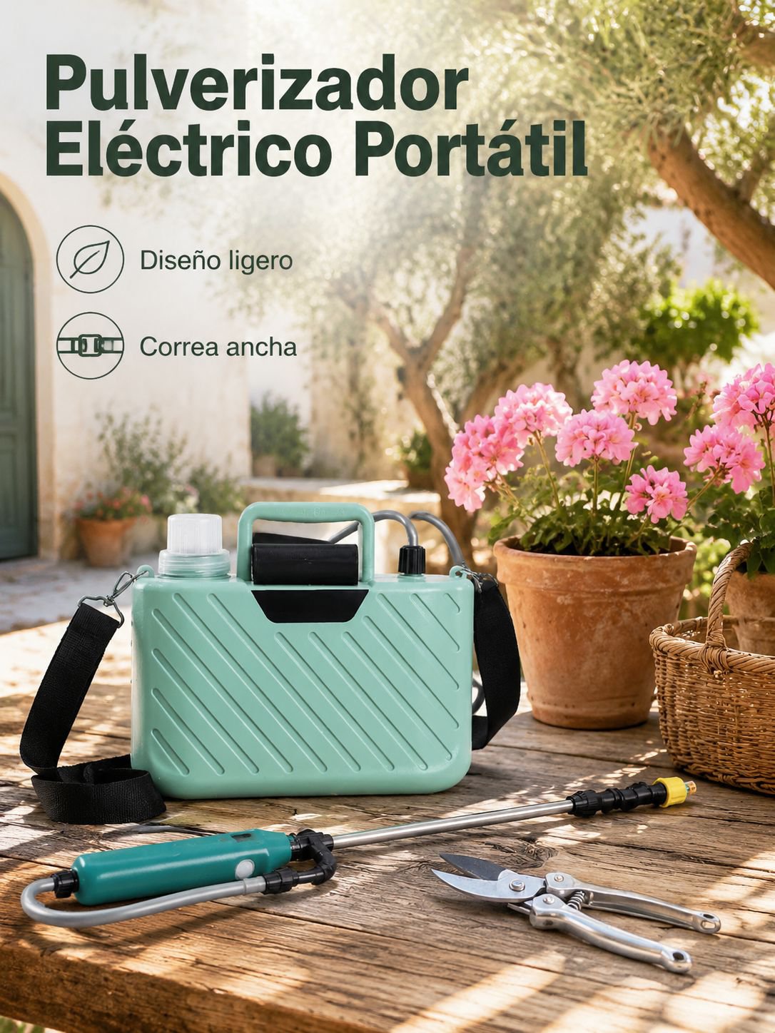 Pulverizador eléctrico pequeño portátil