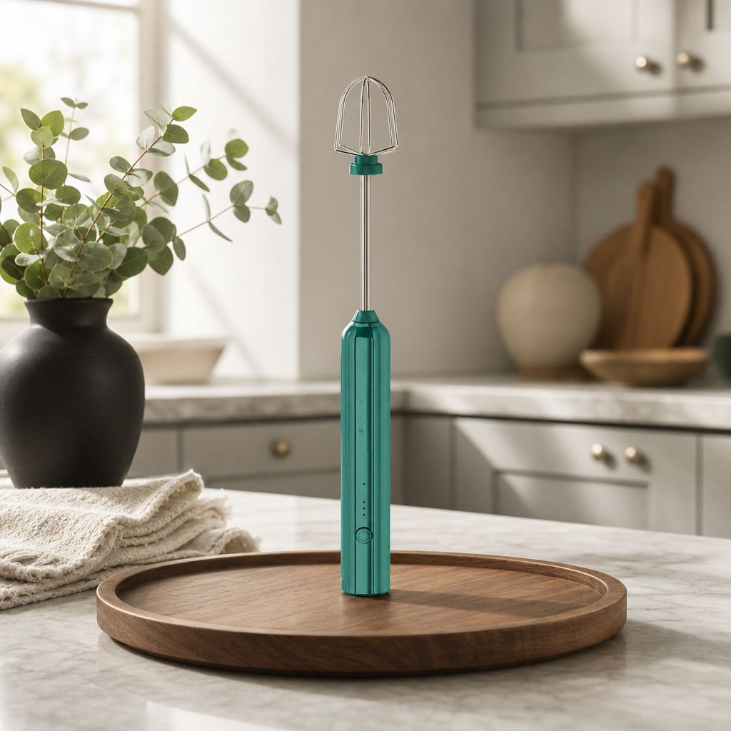 Efficient handheld kitchen mixer for bakers