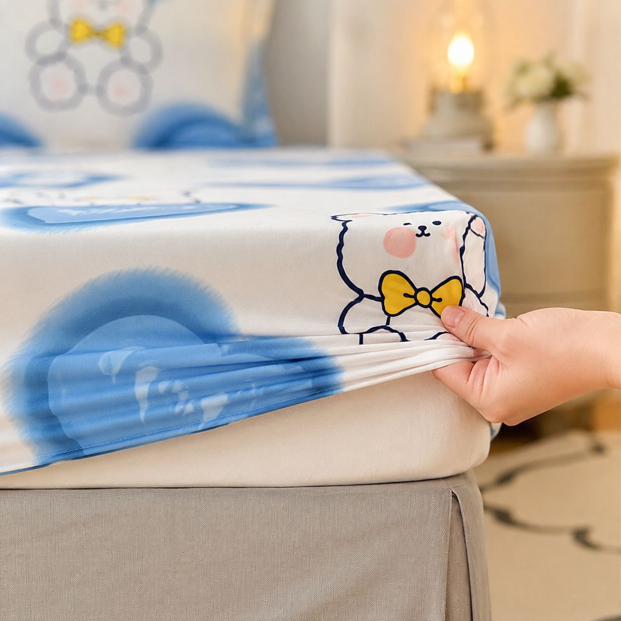 Full Elastic Mattress Protector, Washable, Colorfast, Soft & No Pilling