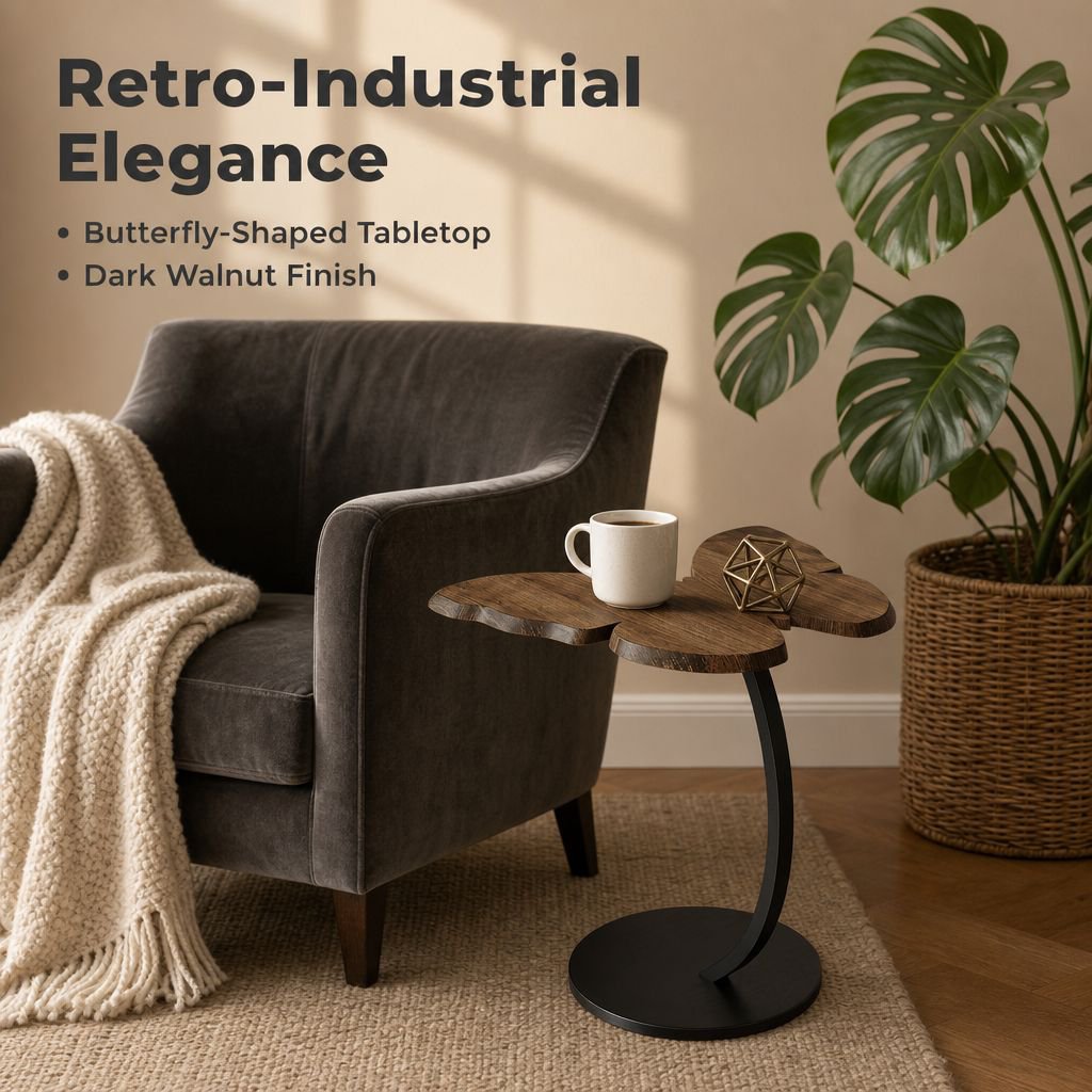 Multifunctional sofa side table