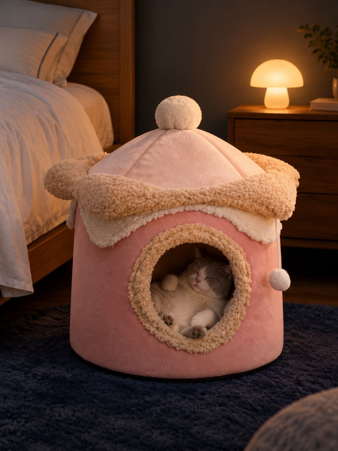 Casa de Mascotas en Forma de Helado