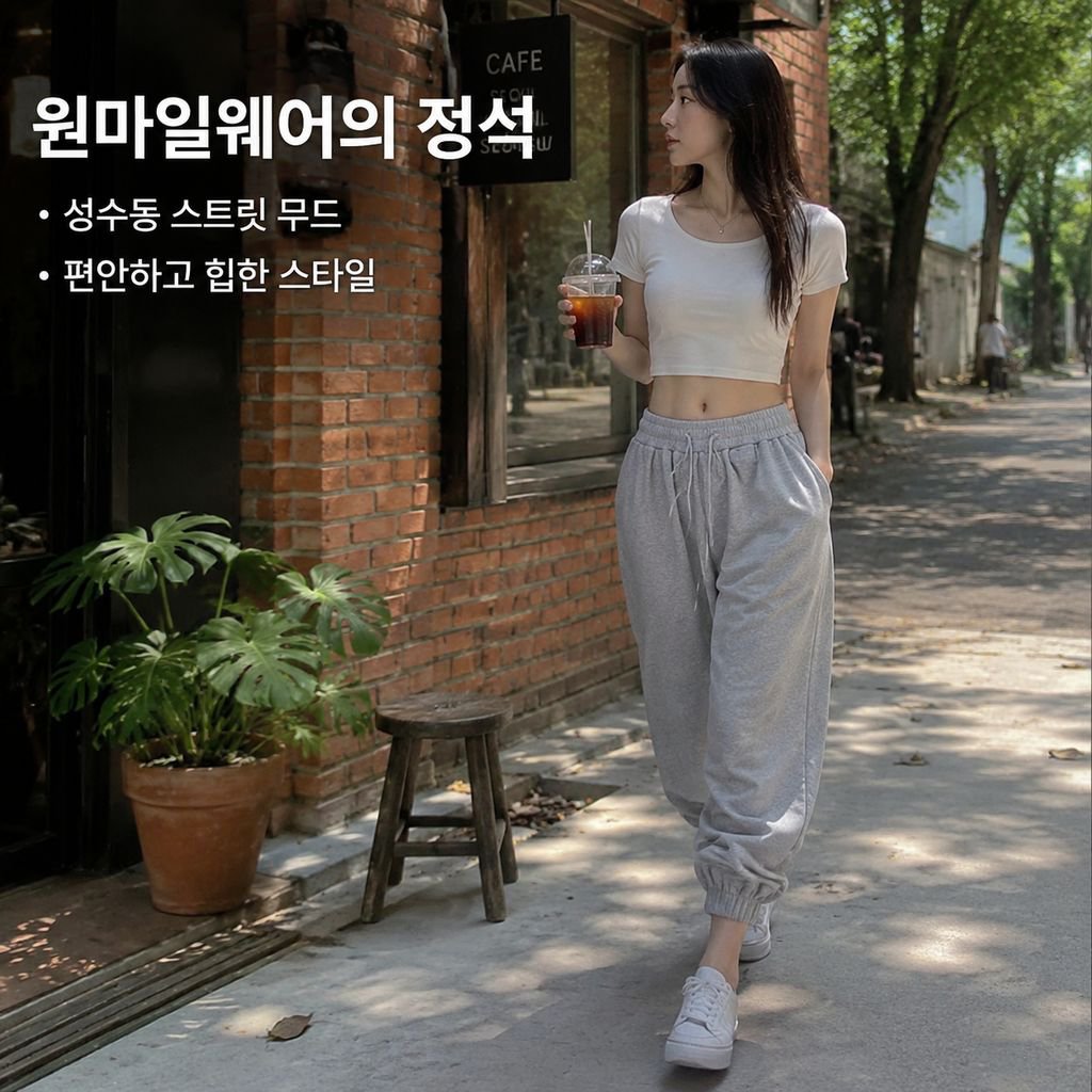 그레이 여성 트레이닝 팬츠 스트레이트 와이드핏 캐주얼 조거 팬츠