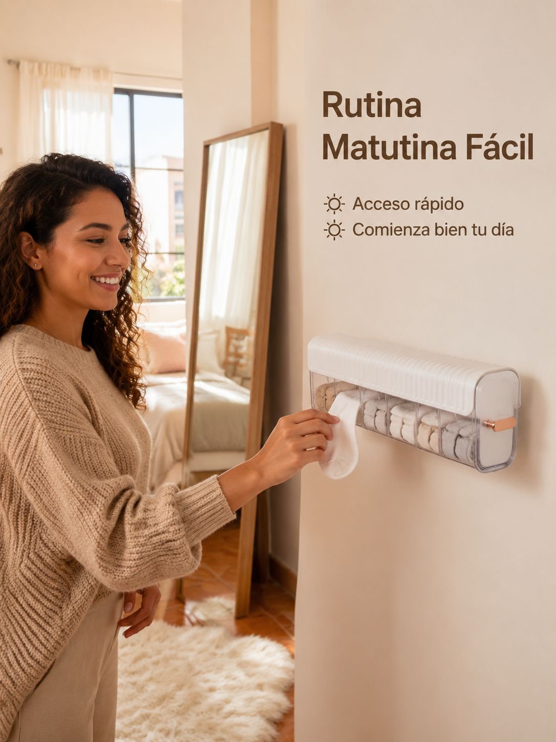 Organizador de ropa interior de pared con varias secciones, la mejor opción para tu nuevo hogar