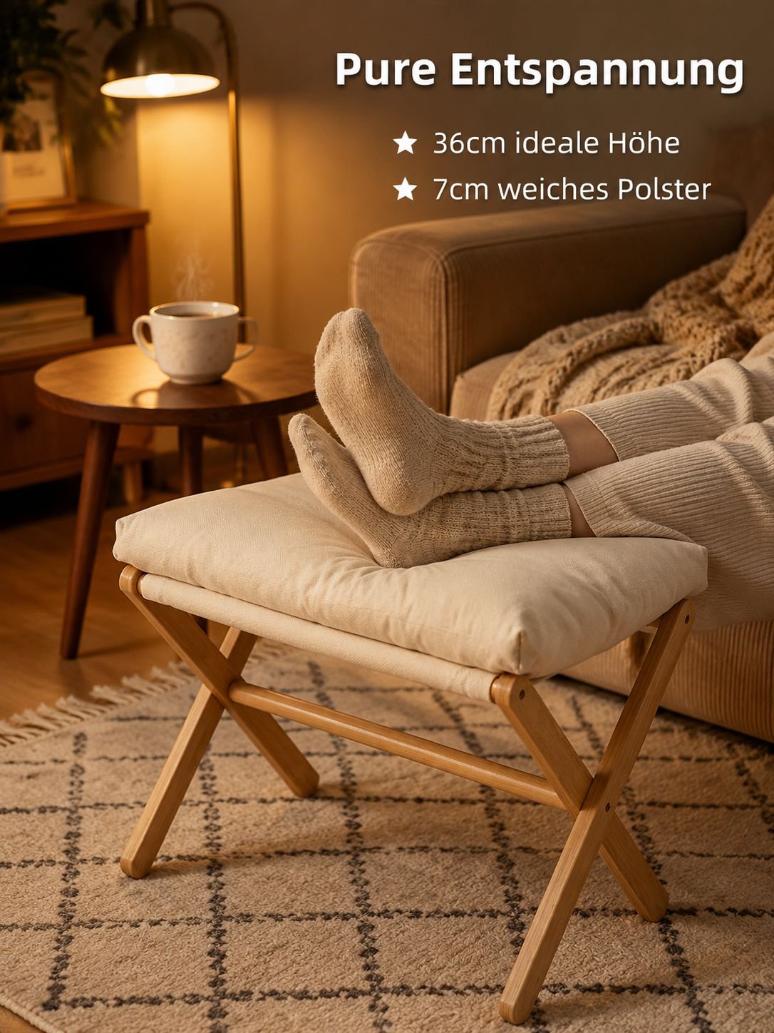 Tragbarer Hocker/Fußhocker