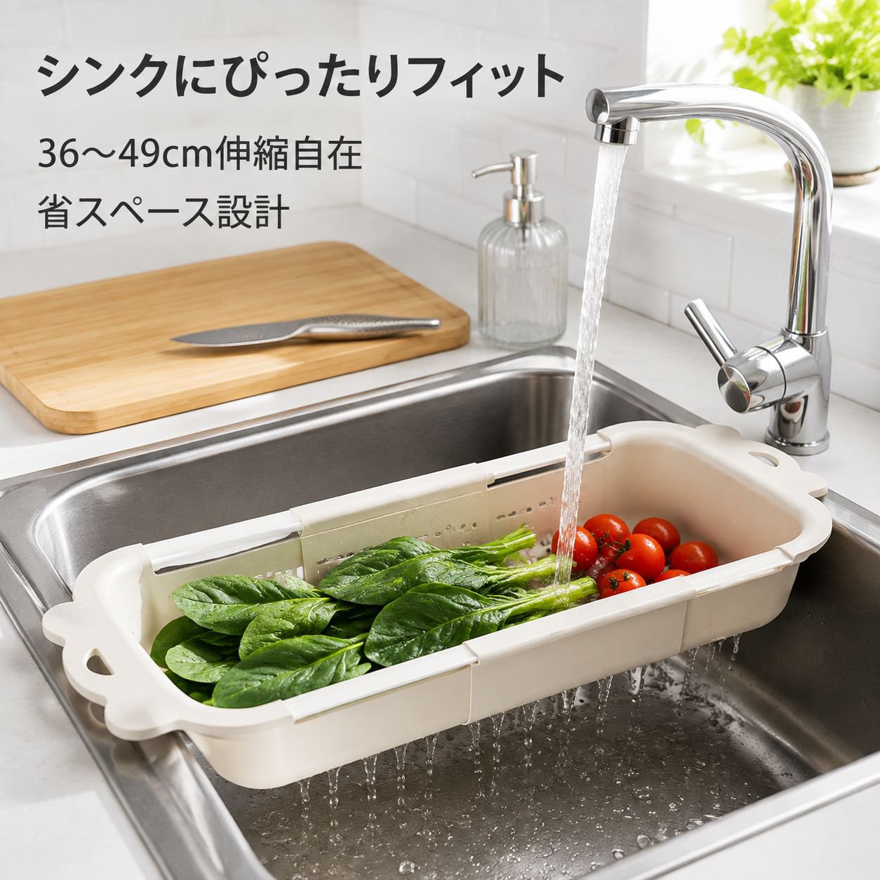ドーパミンカラー食品グレード伸縮洗いボウル