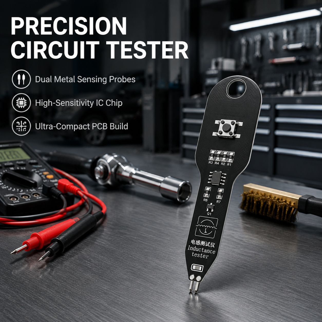 Circuit Electromagnetic Induction Fault Detector Multifunction Tester