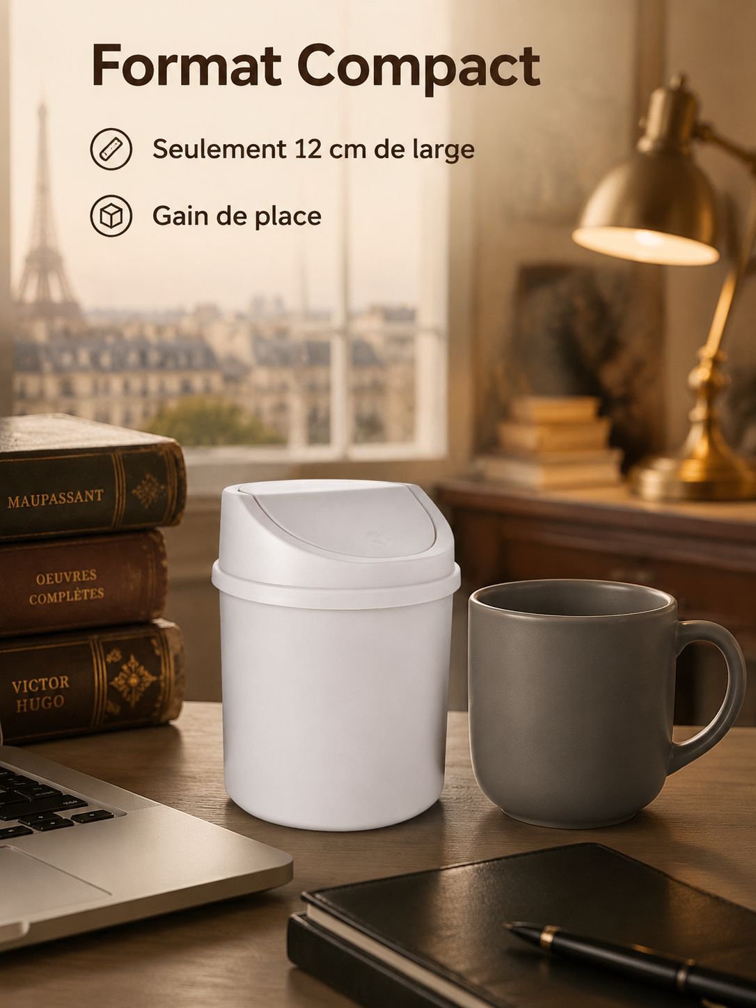Cubo portátil de almacenamiento para tocador