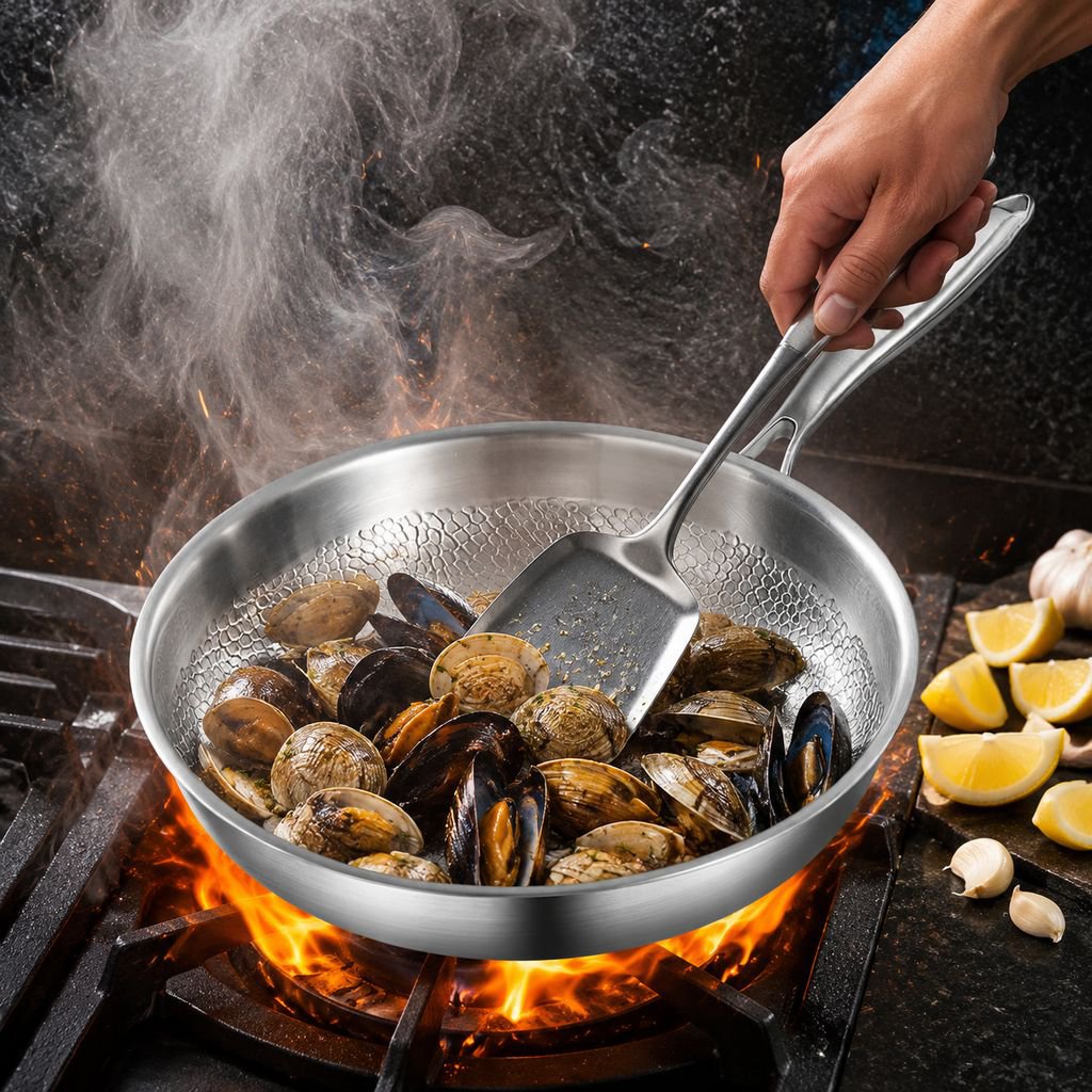 Natural Uncoated Non-Stick Skillet