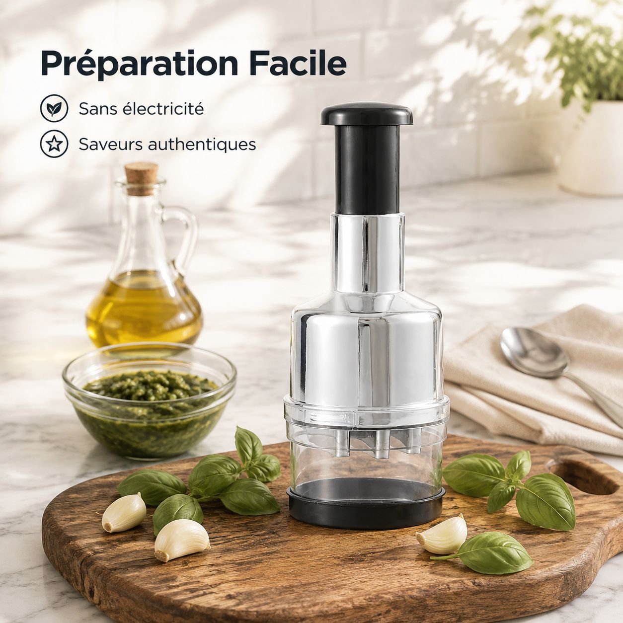 Mixeur Multifonction pour Ail