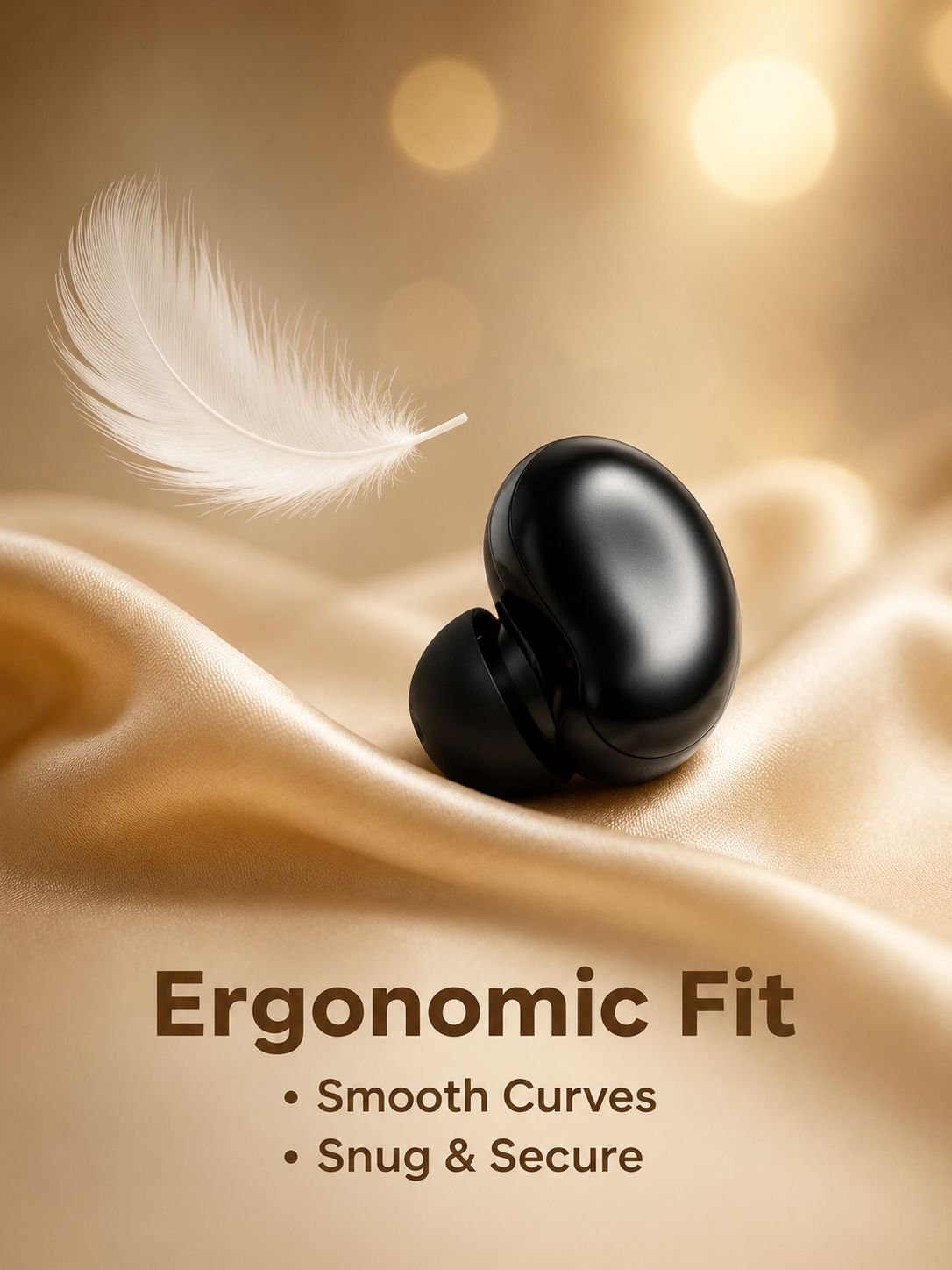 Ultra-mini wireless Bluetooth earbuds for sleep, ultra-thin, painless, comfortable for side sleeping