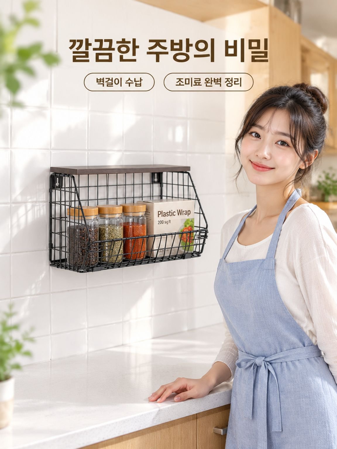 두꺼운 철제와 나무로 만든 수납장
