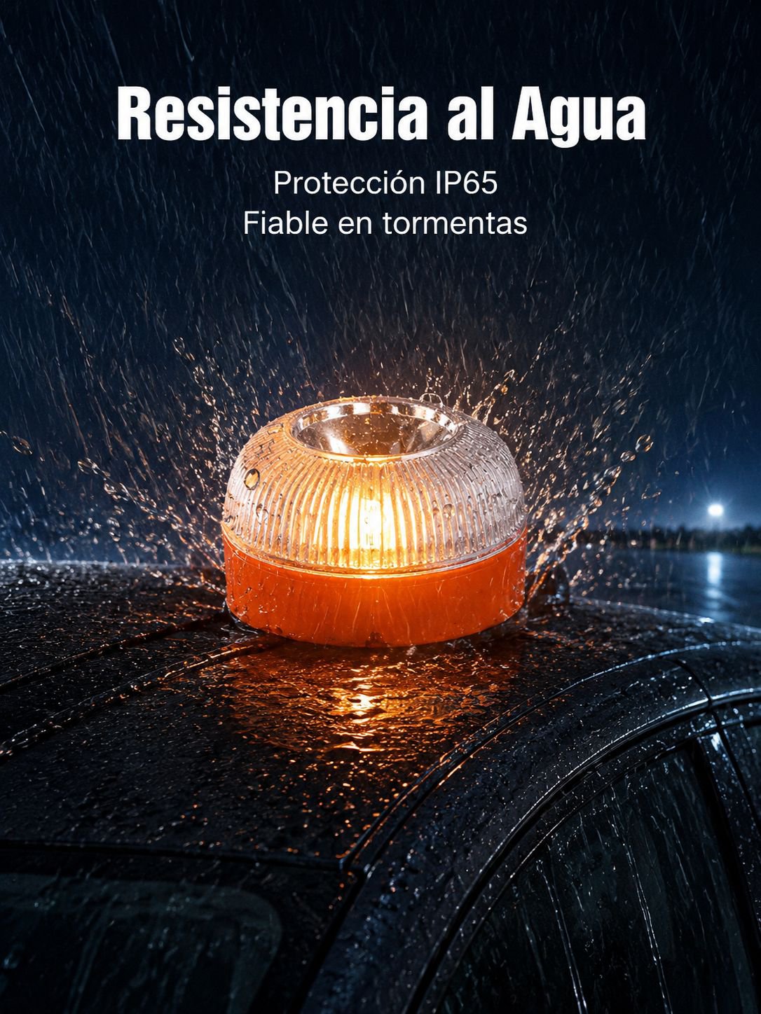 Luz de seguridad de inducción magnética V16