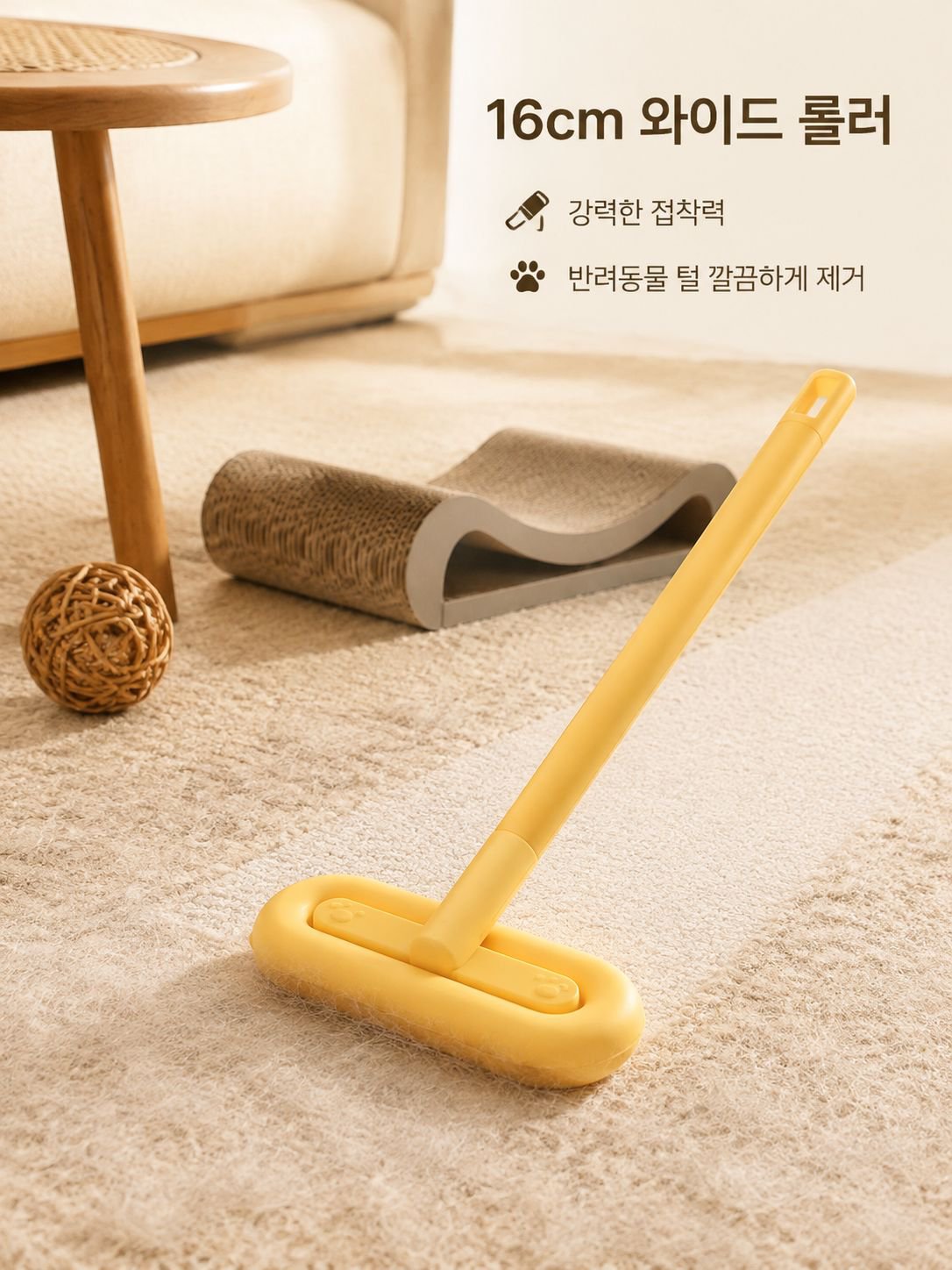 긴 손잡이 제모 브러시 점모기