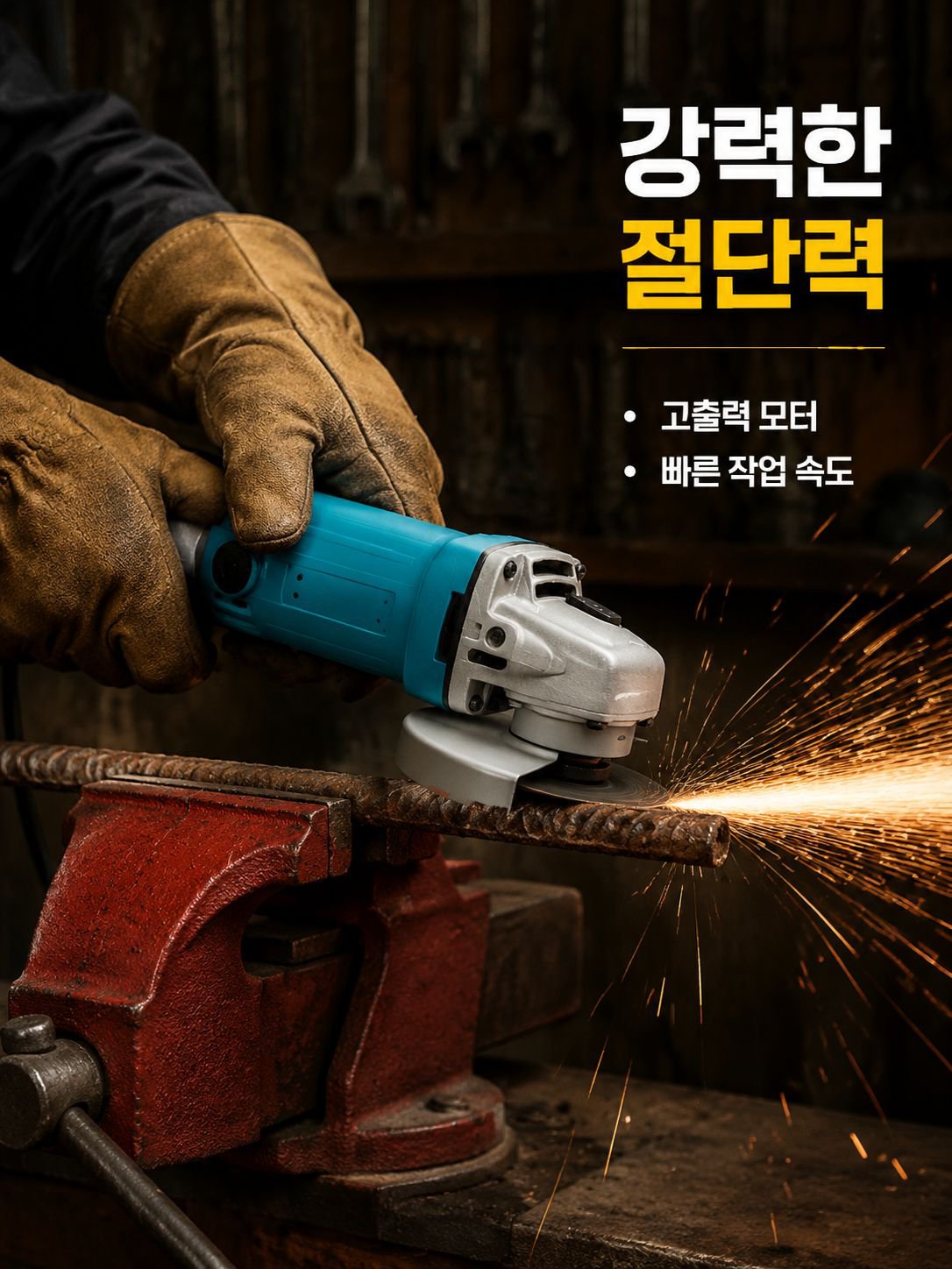 고출력 전동 앵글 그라인더