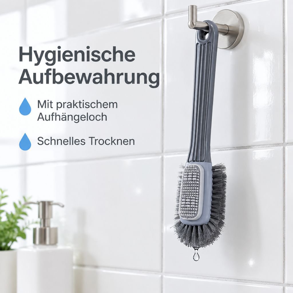 Mehrseitige Reinigungsbürste für die tägliche Schuhpflege