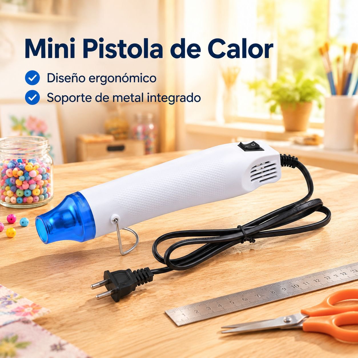 Calefactor portátil de aire caliente