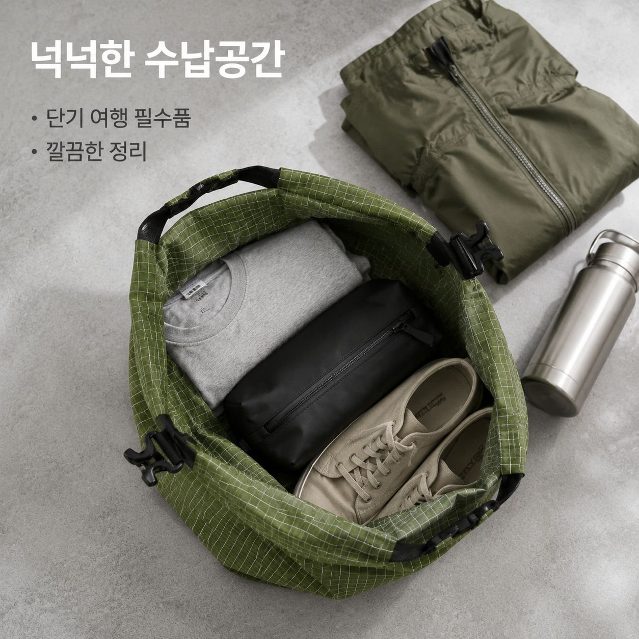 휴대용 여행 토트백