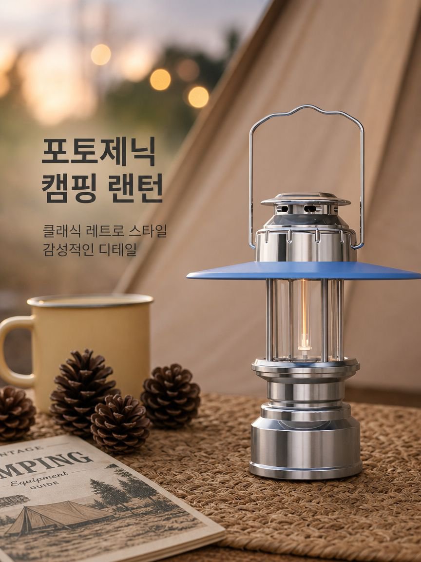 비상등 기능이 있는 캠핑 조명