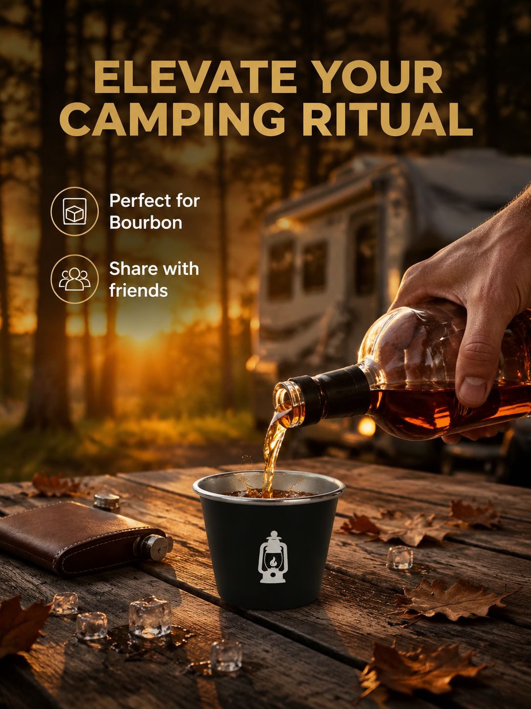 Multifunctional Cup Set Ideal for Outdoors