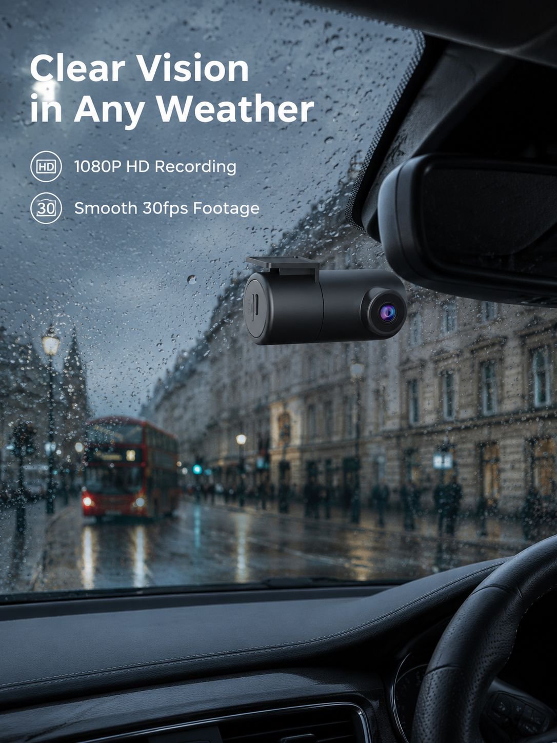 Starlight Night Vision USB High-Definition Car Camera Recorder 