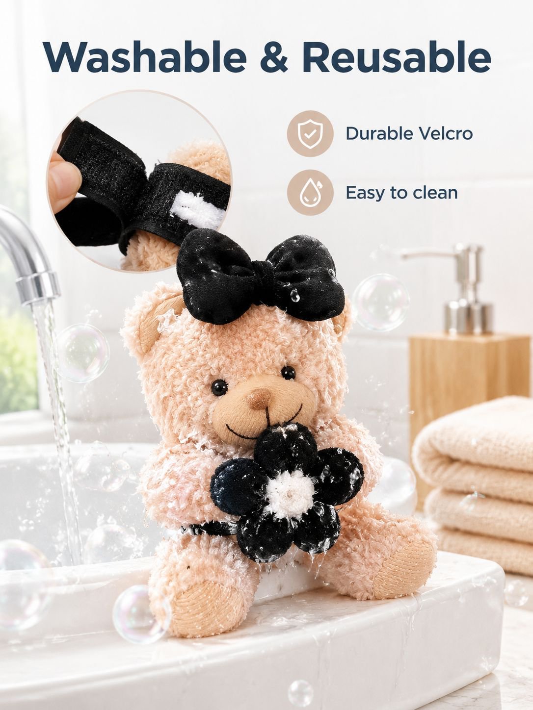 Cute bear car interior accessory for girls