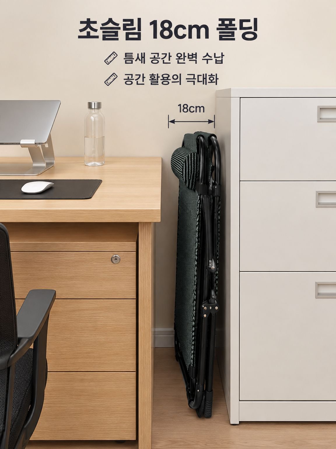 낮잠 접이식 간의침대