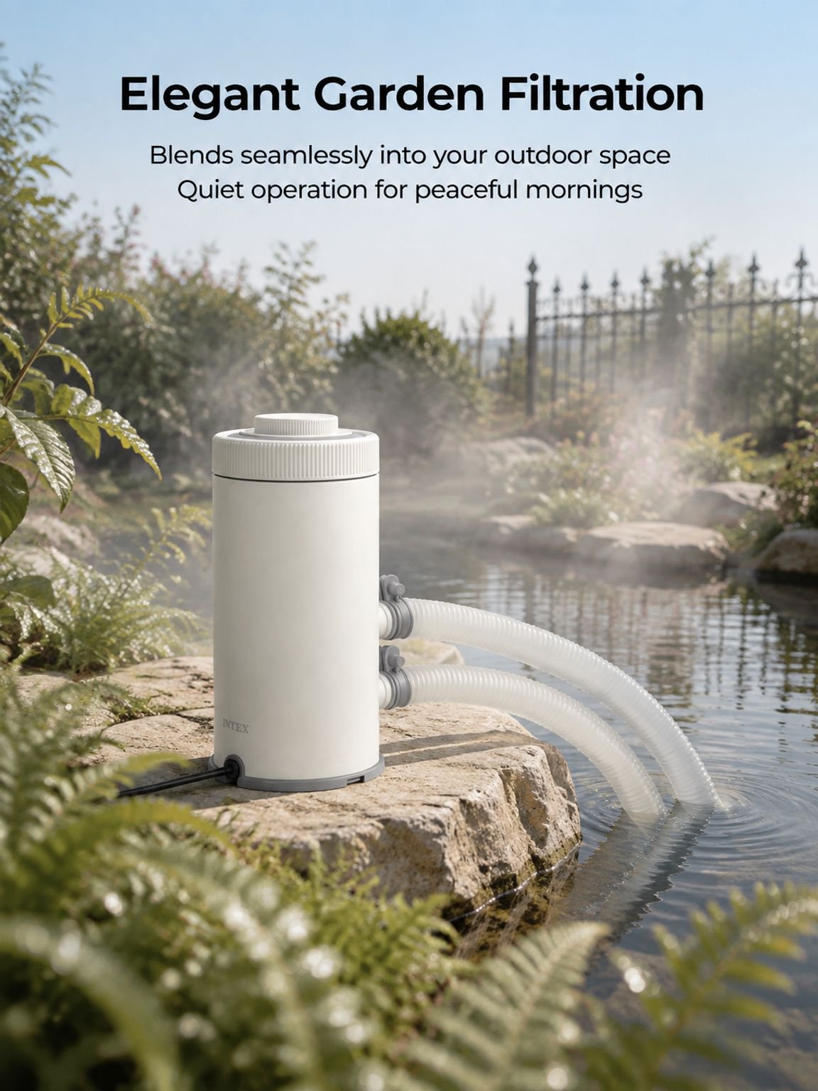 High-Efficiency Aquarium Filter Pump Purifier in fish tank setup
