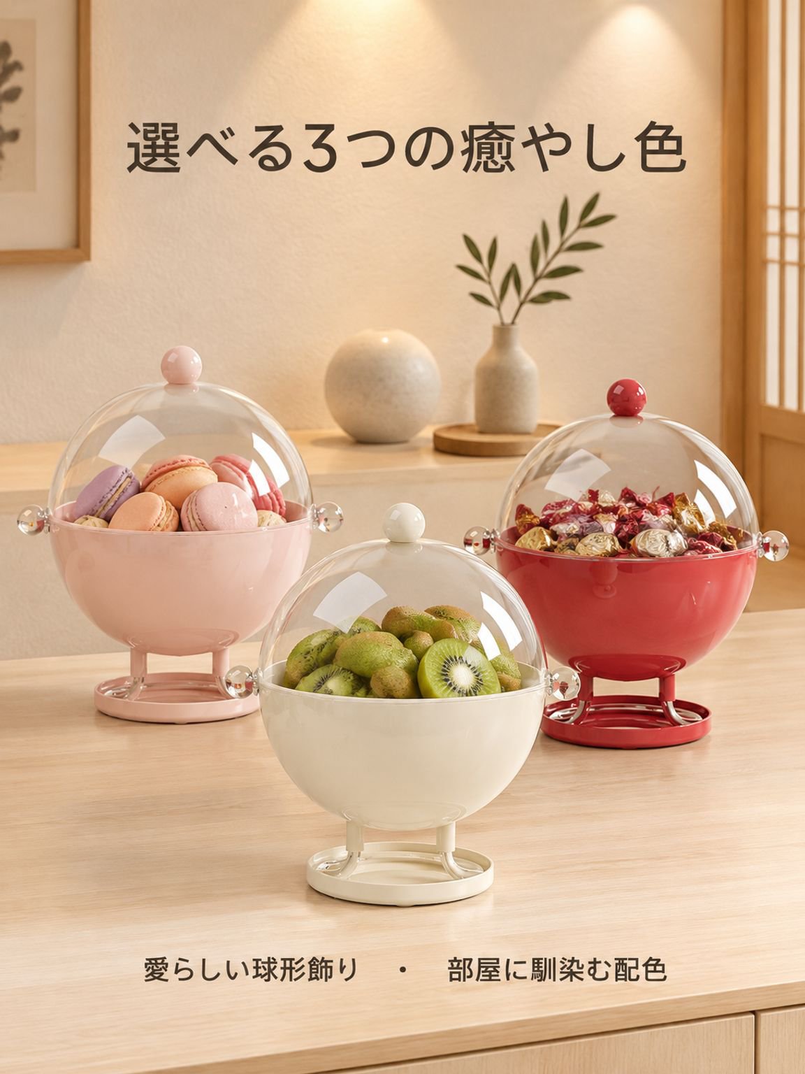 高級感のあるおしゃれなフルーツボウル リビングテーブル用