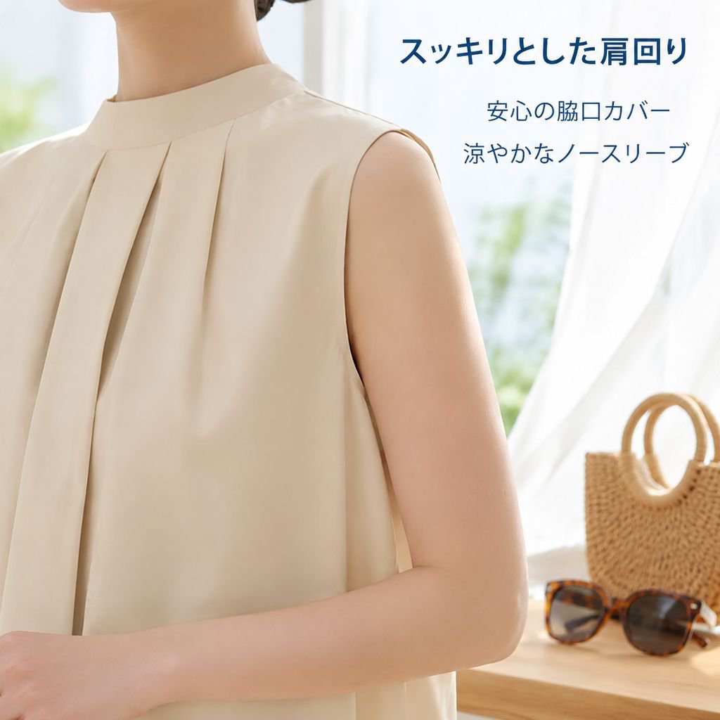 日系スタイル夏ノースリーブリボン結びトップス