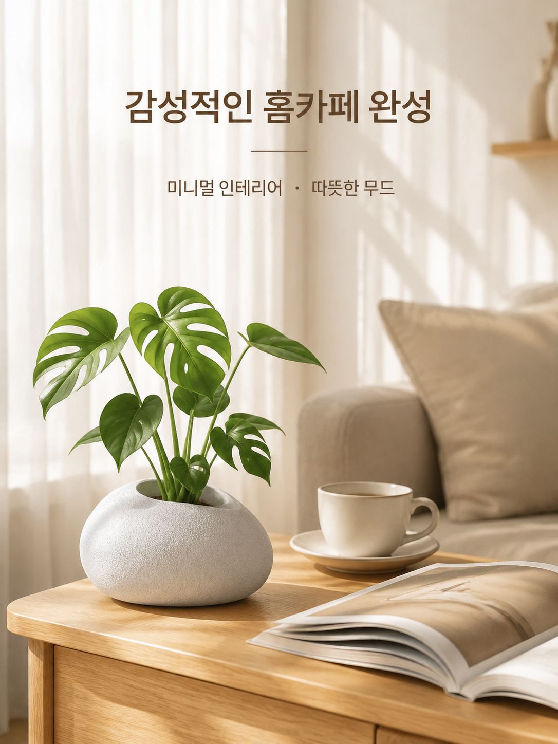 북유럽풍 화분 화원 장식품