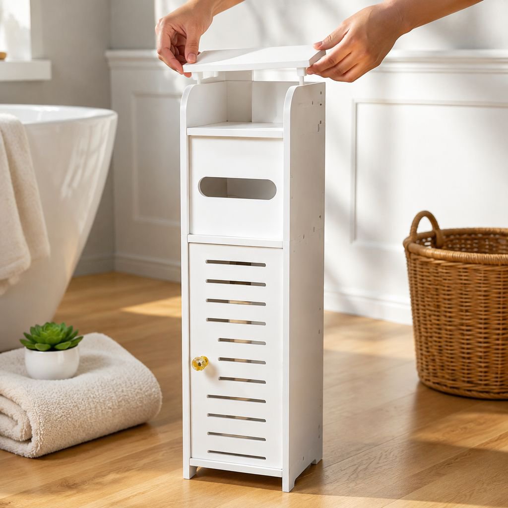 Estante de almacenamiento para inodoro de baño
