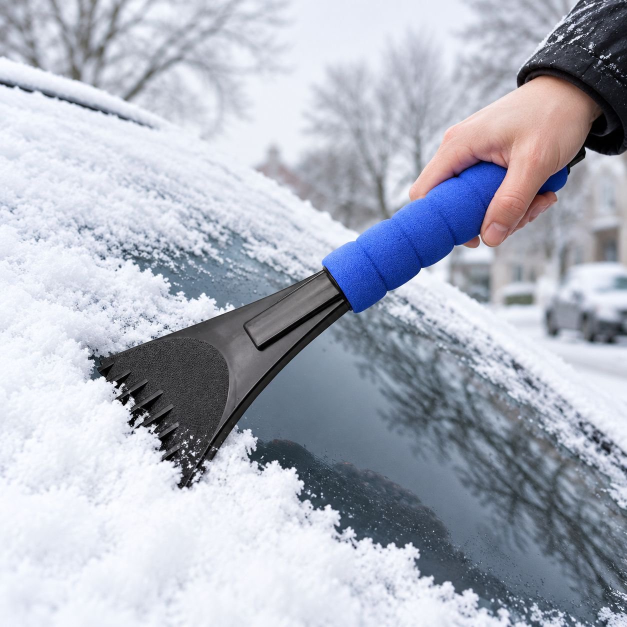 Multi-functional Snow and Ice Shovel