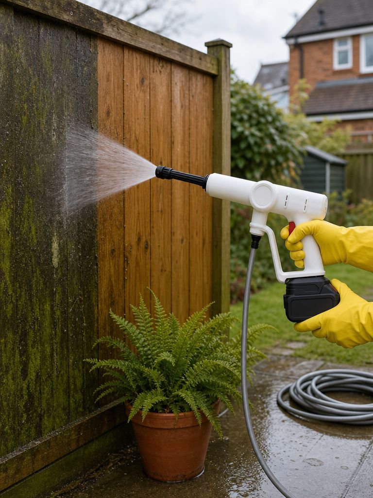 Durable black water gun for outdoor cleaning tasks