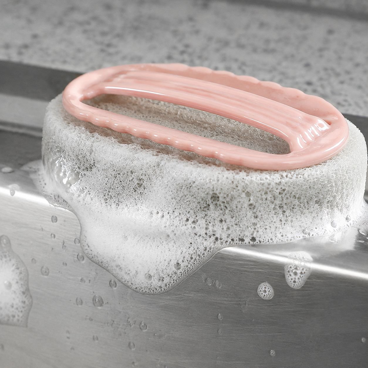 Close-up of bow handle cleaning brush
