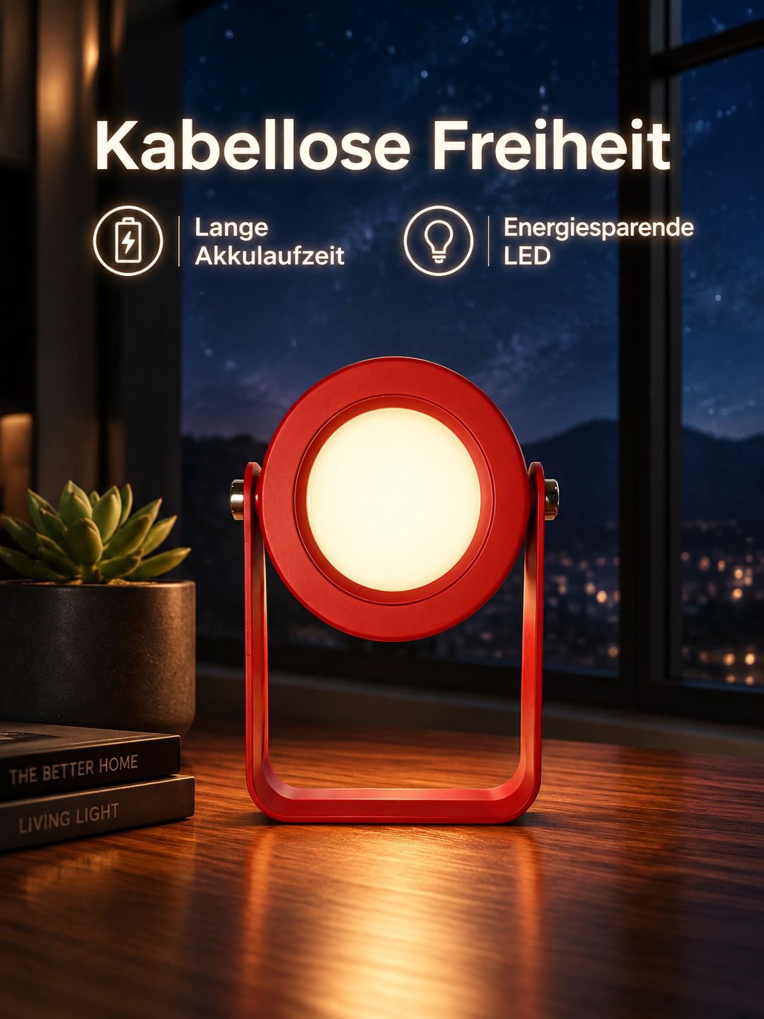 Ausziehbare Laternen-Nachtlampe, augenschonende Nachttischlampe, geeignet für den Außenbereich