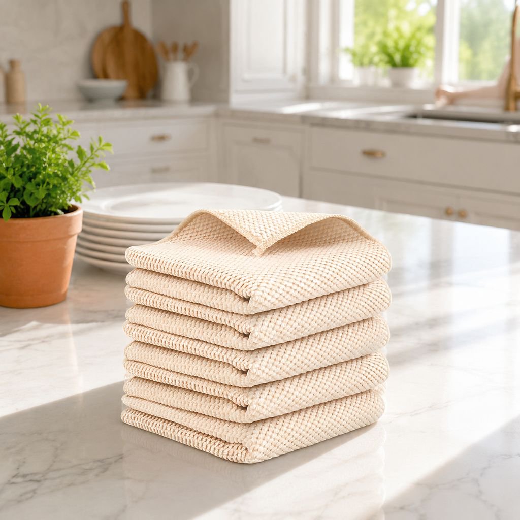 Microfiber Dishwashing Towel for Cleaning