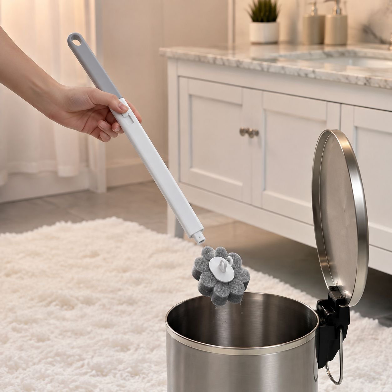 Powerful Stain-Removing Toilet Brush