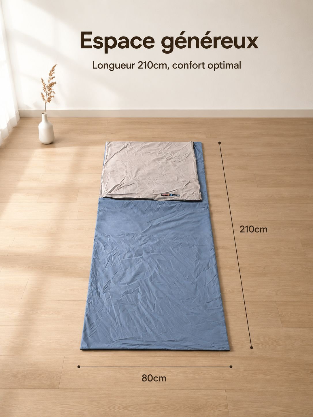 Mini sac de couchage pour camping en montagne