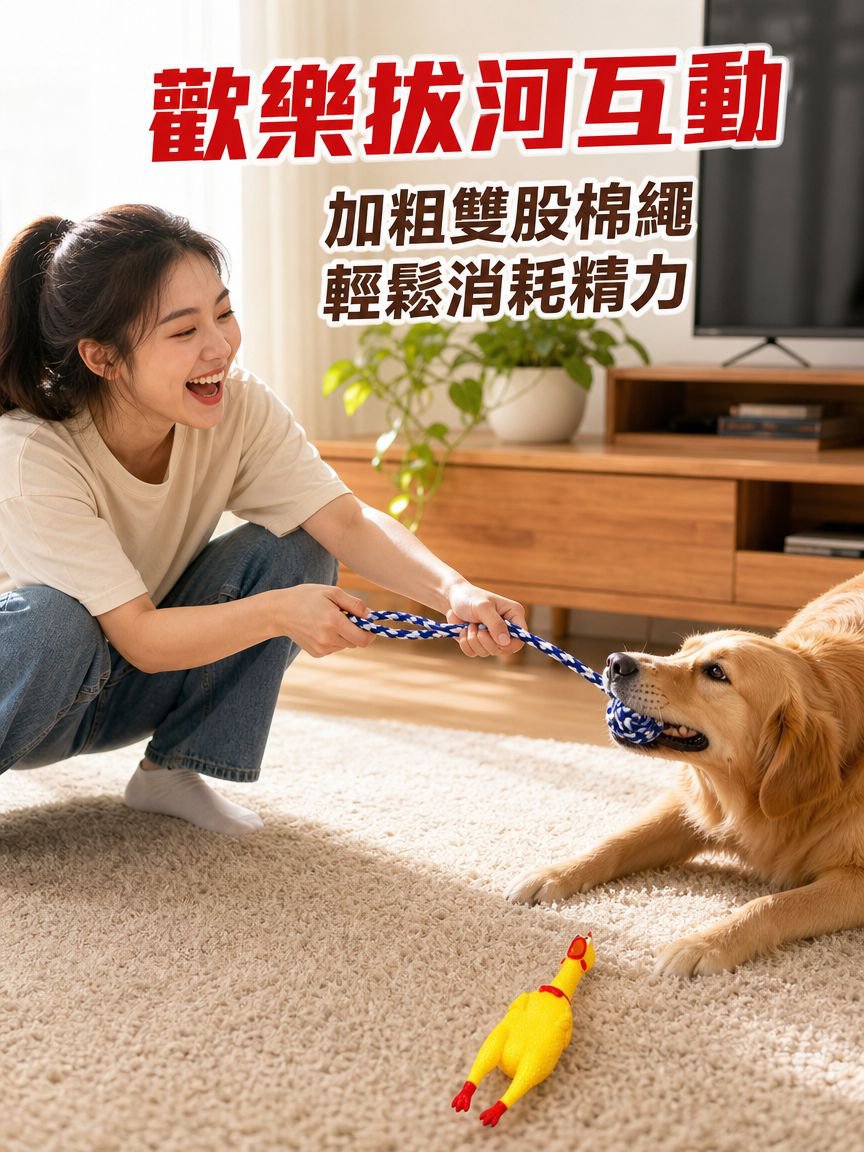 寵物犬益智發聲玩具套裝 泰迪金毛專用