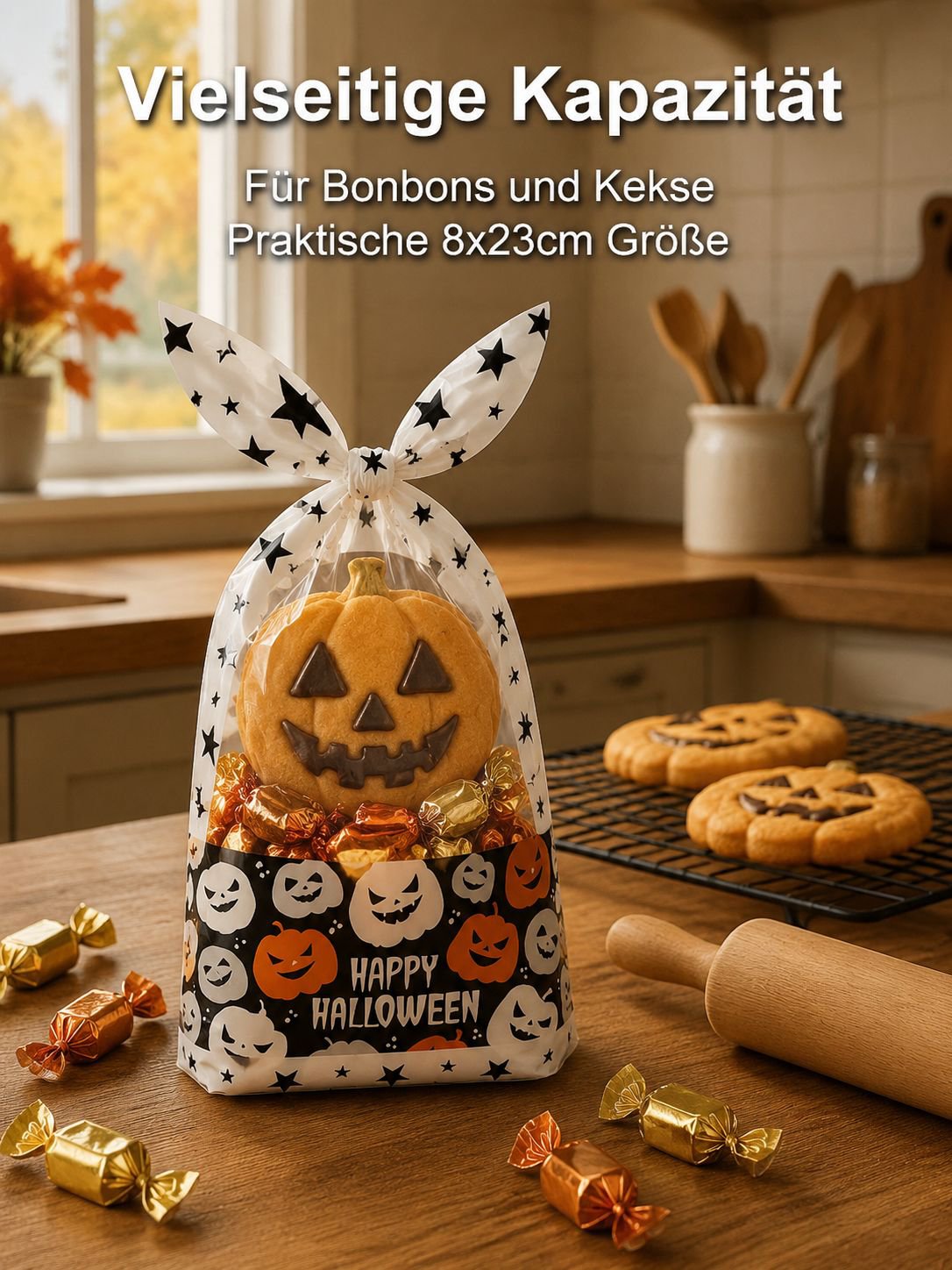 Dekorative Halloween Partytüten für Kindergeburtstag