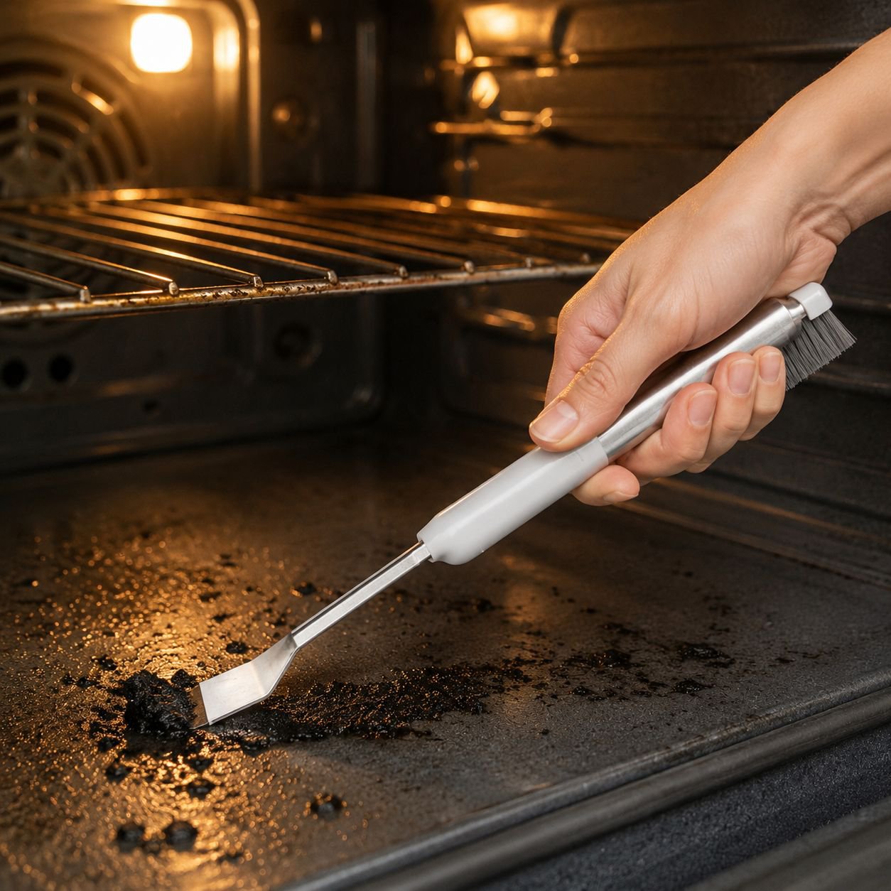 Rust-resistant cleaning brush for home use