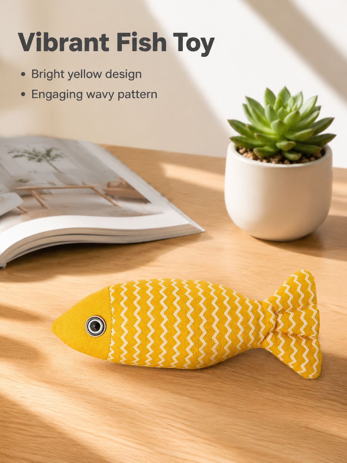 Cat toy striped simulation fish pet