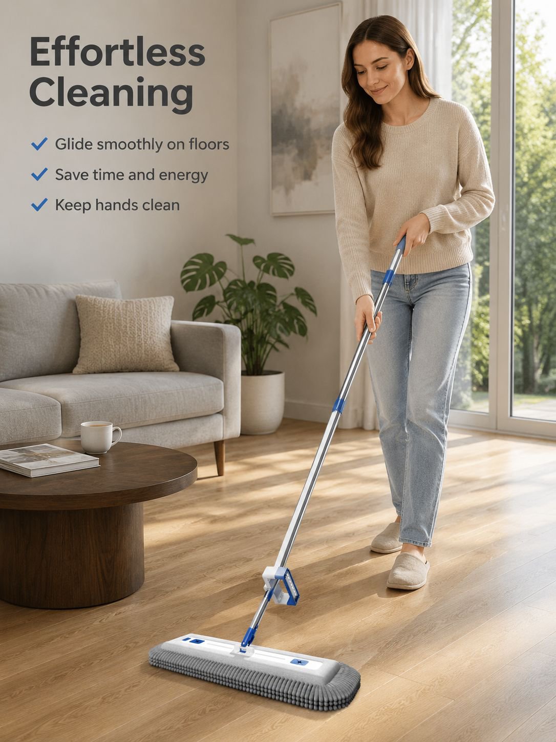 Hands-free Flat Mop