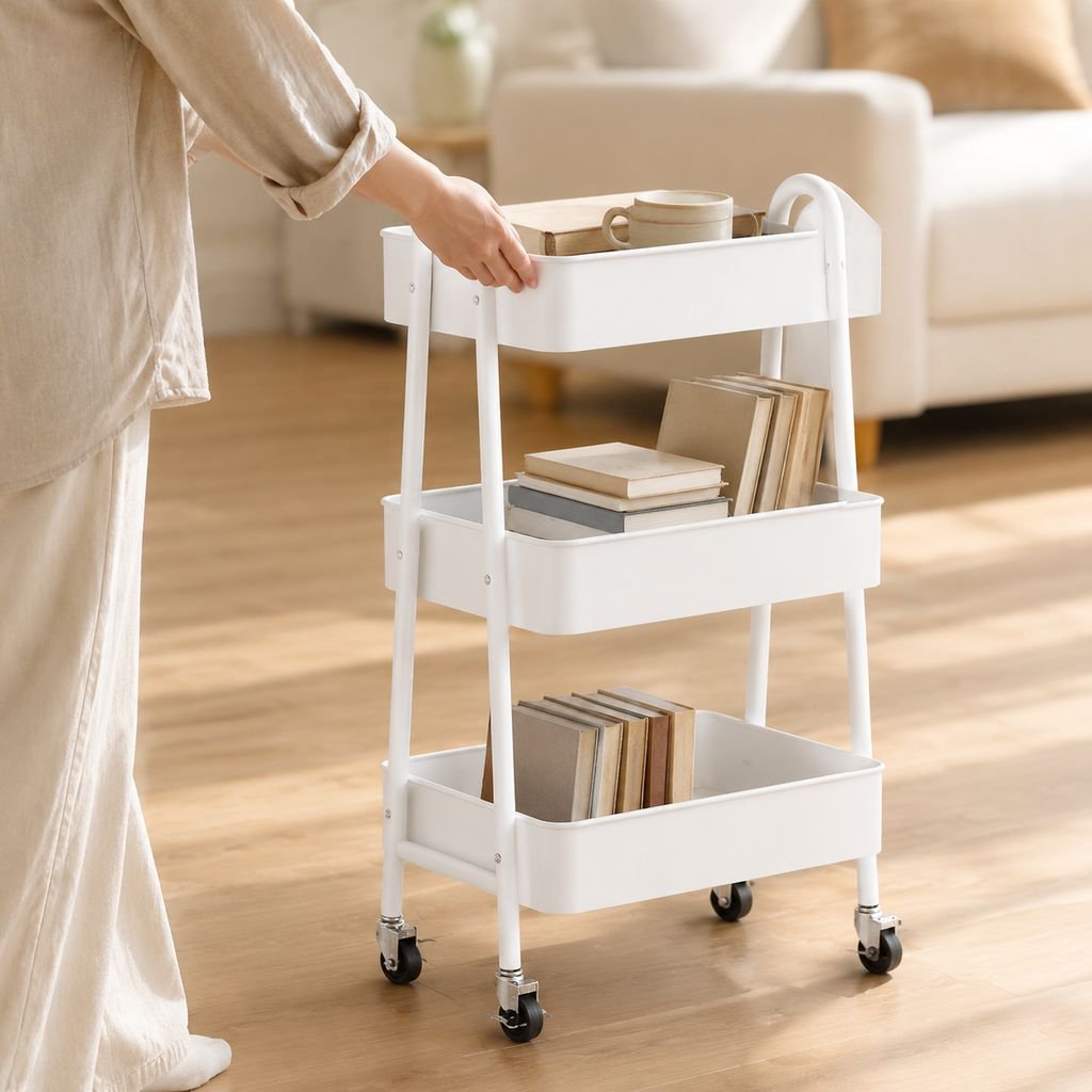 Estantes extraíbles hogar dormitorio aperitivos estante de almacenamiento cocina cuarto de baño esta