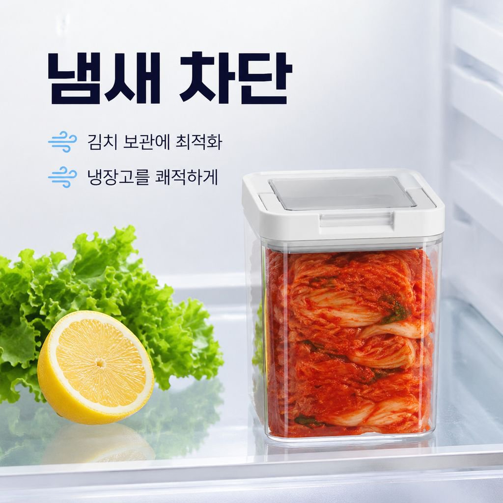 식품용 밀폐 유리 저장 용기