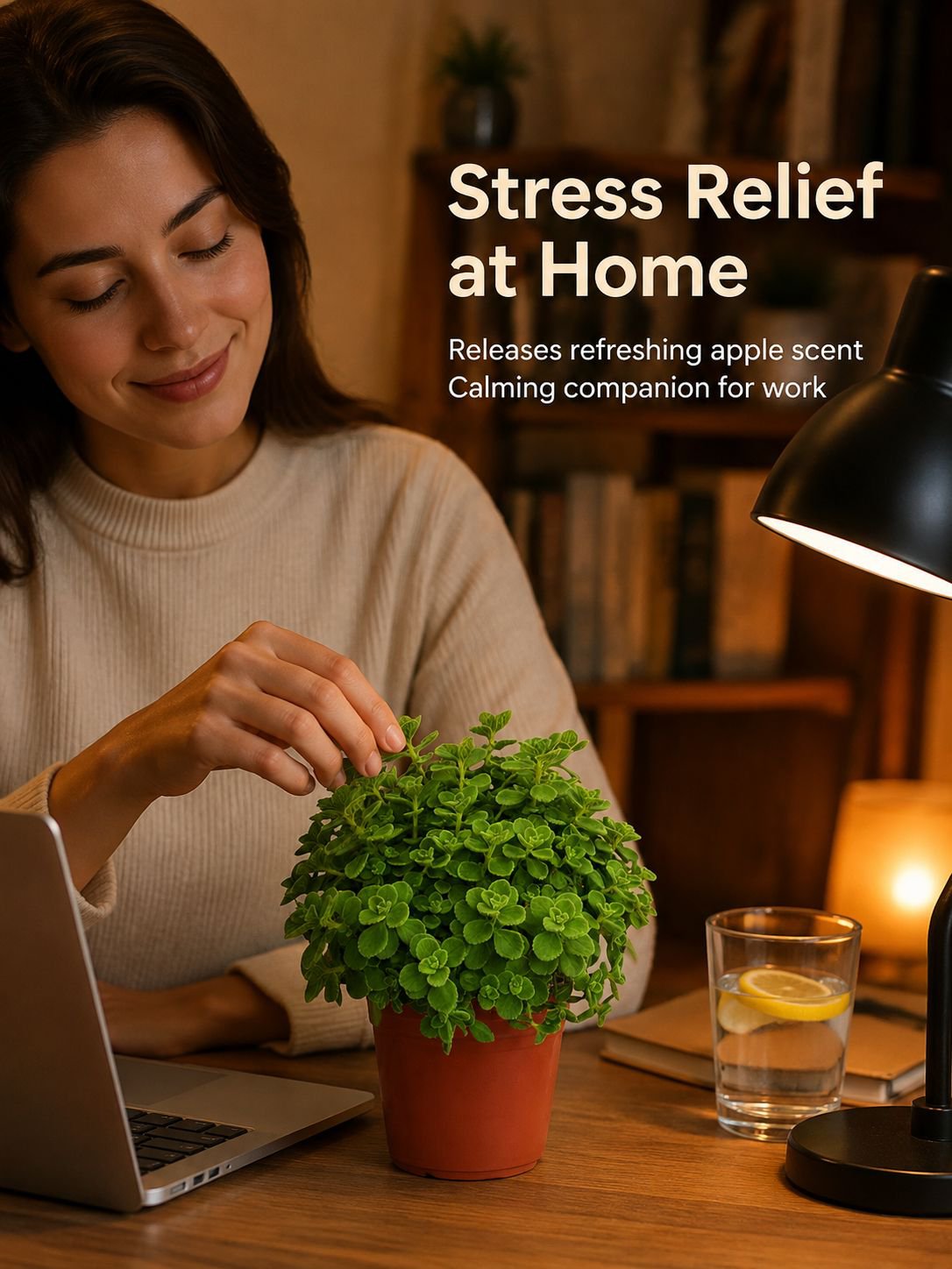 Indoor air-purifying Plectranthus plant